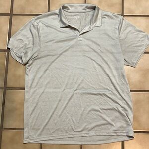 Old Navy Active Gray Striped Golf Polo - Size XL
